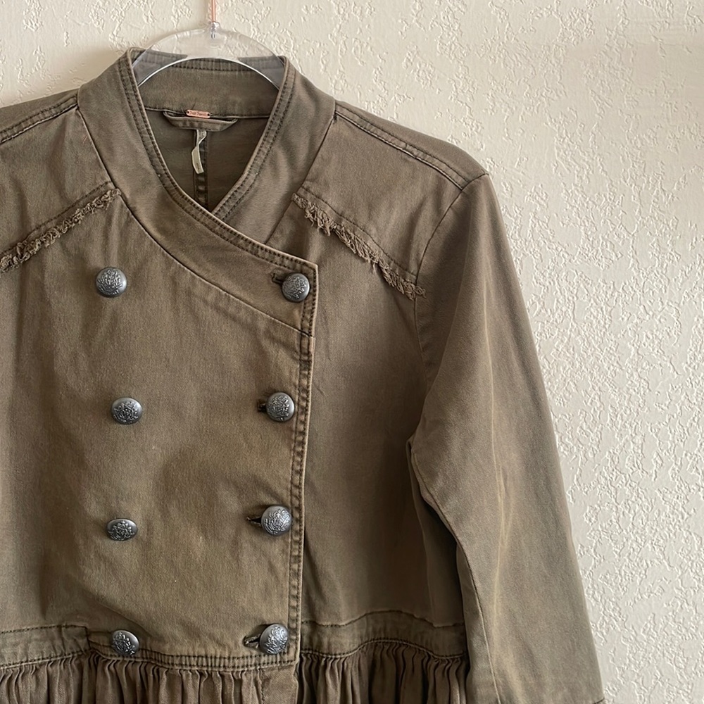 Free People Military Style Jacket